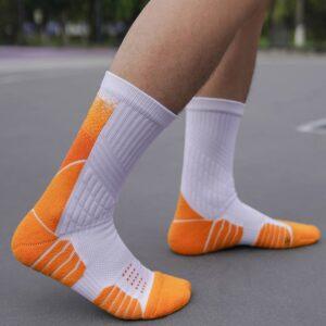 Chaussettes Ehot Formation Blanc-Orange 485251