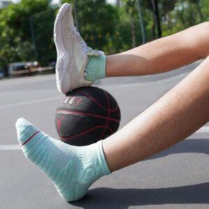 Chaussettes de sport Ehot Hexagon Green Quarter Chaussettes Turquoise 480176