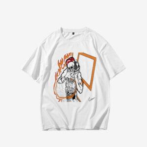 Ehot Morant fausses chaussures T-Shirt blanc 475749
