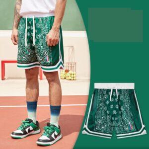 Short de sport Ehot Paisley Cut Green Shorts 487865
