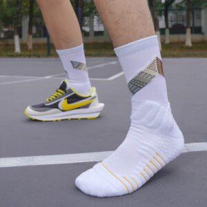Chaussettes de sport Ehot Reverse White Autumn Crew Chaussettes 483274
