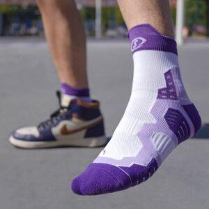 Chaussettes de sport Ehot Spalding Blocks Lakers Low Chaussettes 484337