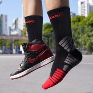 Chaussettes de sport Ehot Spalding Controls Noir-Rouge Crew Chaussettes 484351