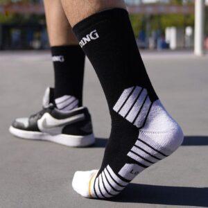 Chaussettes de sport Ehot Spalding Controls Noir-Blanc Crew Chaussettes 484372