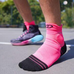 Chaussettes de sport Ehot Spalding Rose-Noir Chaussettes Basses Crème 480858