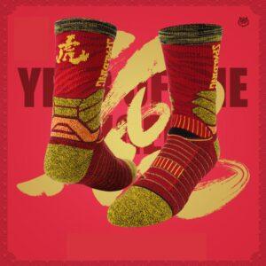 Chaussettes Ehot Spalding Tiger Year Red Crew 484327