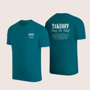 T-Shirt vert décollage Ehot 478237