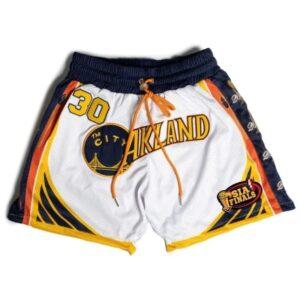 Short de sport Ehot Warriors Curry Short blanc blanc 487790