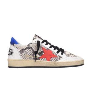 Baskets Golden Goose Ball Star Python Rouge Multicolore G36WS592 A37