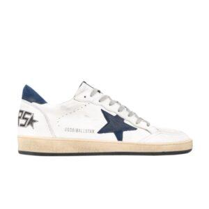 Baskets Golden Goose Ball Star Blanc Bleu G36MS592 A53