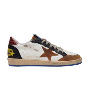 Baskets Golden Goose Ball Star Blanc Marron GMF00117 F00084 80339