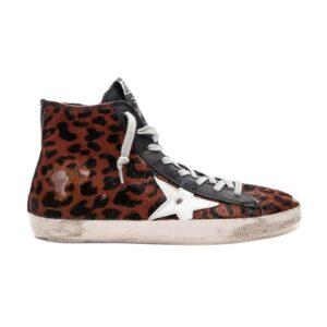 Baskets Golden Goose Francy Col Léopard G31MS591 A96