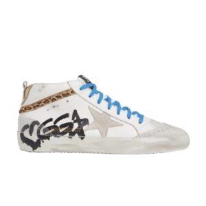 Baskets Golden Goose Mid Star Graffiti Logo F36WS634 T9