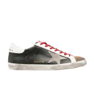 Baskets Golden Goose Superstar Noir Vert GMF00101 F000346 80309