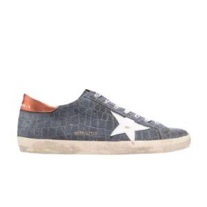 Baskets Golden Goose Superstar Croco Gris GMF00101 F002015 60308