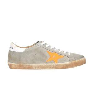 Baskets Golden Goose Superstar Gris Fluo Orange G32MS590 F10