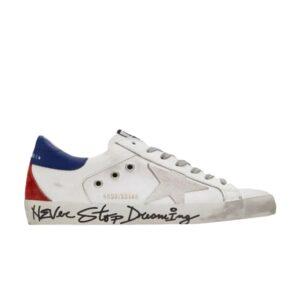 Golden Goose Superstar Never Stop Dreaming Baskets Bleues GMF00104 F000364