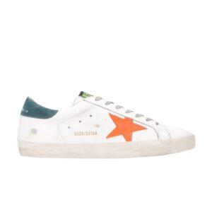 Baskets Golden Goose Superstar Abricot Blanc G36MS590 T79