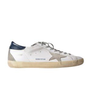 Baskets Golden Goose Superstar Blanc Bleu GCOMS590 A7