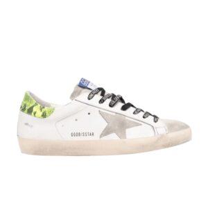Golden Goose Superstar Baskets Python Vert Blanc GMF00101 F002546 10902