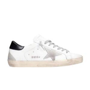 Baskets Golden Goose Superstar Blanc Glace Noir GMF00102 F000318 10220