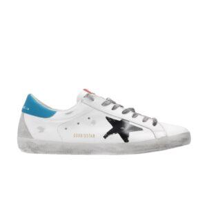 Baskets Golden Goose Superstar Blanc Pétrole GMF00102 F000353 10282