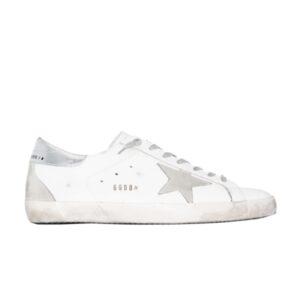 Baskets Golden Goose Superstar Blanc Argent Argent Noir GMF00102 F000317 10273