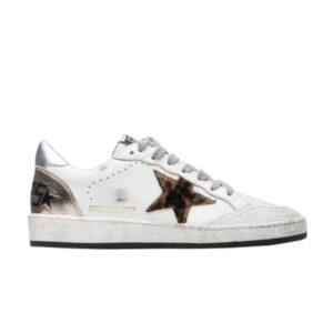 Baskets Golden Goose Wmns Ball Star Blanc Léopard GWF00117 F001901 10726
