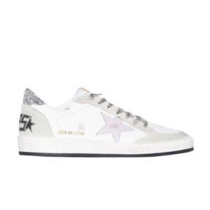 Baskets Golden Goose Wmns Ball Star Blanc Argent Glitter GWF00117 F001902 10727