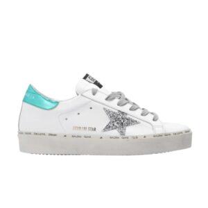 Baskets Golden Goose Wmns Hi Star Blanc Aquamarine Blanc GWF00118 F000214 10244