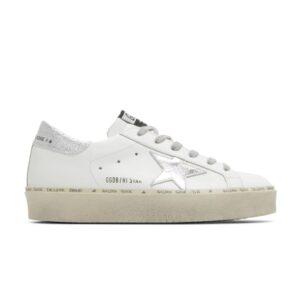 Baskets Golden Goose Wmns Hi Star Blanc Argent GWF00118 F000329 80185