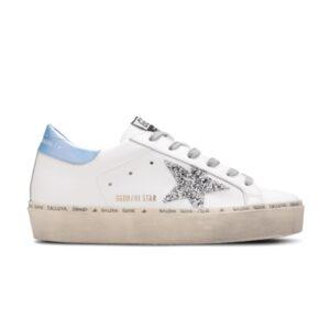 Baskets Golden Goose Wmns Hi Star Blanc Ciel GWF00118 F000214 10245