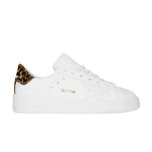 Baskets Golden Goose Wmns Purestar Blanc Marron Léopard GWF00124 F000310 10269