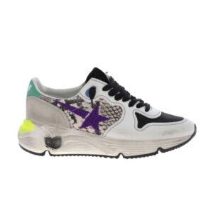 Baskets Golden Goose Wmns Running Sole Natural Snake G35WS963 L1