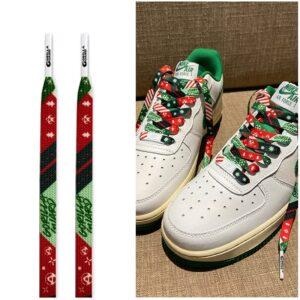 Gorilla Guard Air Force 1 Lacets Verts De Noël 472987