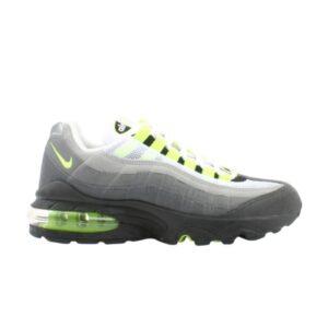 Nike Air Max 95 BG Cool Gris Néon Jaune Marron 655038 072