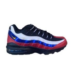 Nike Air Max 95 GS Noir Varsity Rouge Maize Rose 307565 074