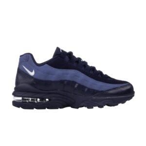 Nike Air Max 95 GS Noirci Bleu Blanc 307565 410