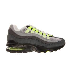 Nike Air Max 95 GS Blanc Néon Jaune Blck Anthrct 307565 036