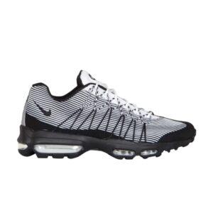 Nike Air Max 95 Ultra Jacquard Blanc Noir Bleu 749771 101