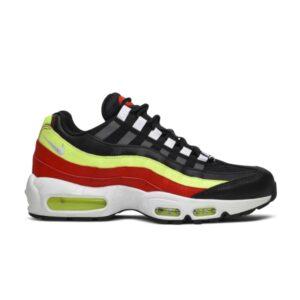 Baskets Wmns Nike Air Max 95 Néon Rouge Gris 307960 019