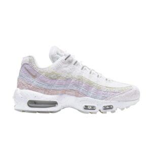 Femmes Nike Air Max 95 Premium Overlace Baskets Bleu CU9454 194