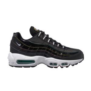 Wmns Nike Air Max 95 Premium Coupe-Vent Baskets Argent CI1900 023