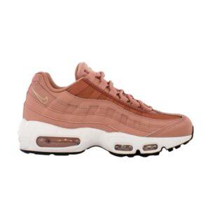 Baskets Wmns Nike Air Max 95 Rust Rose Blanc 307960 606