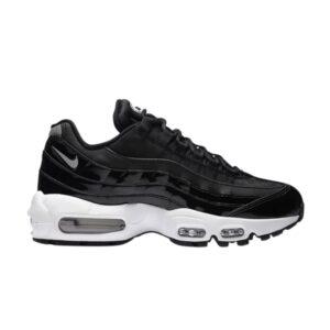 Baskets Wmns Nike Air Max 95 SE Premium Cuir Verni Noir Noir AH8697 001