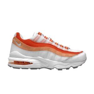 Baskets Wmns Nike Air Max 95 WM Blanc Pêche Crème Rose 336620 104
