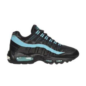 Baskets Wmns Nike Air Max 95 Noir Teal Argent Orange 336620 012