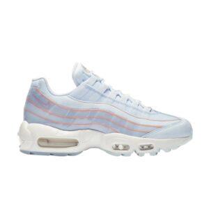 Baskets Wmns Nike Air Max 95 Demi Bleu Blanc 918413 400