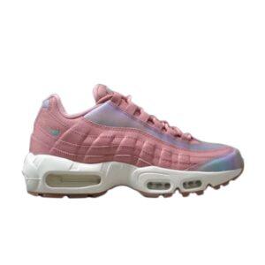 Baskets Wmns Nike Air Max 95 Rouge Stardust Noir 918413 600
