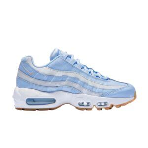 Baskets Wmns Nike Air Max 95 Royal Tint Blanc 307960 403